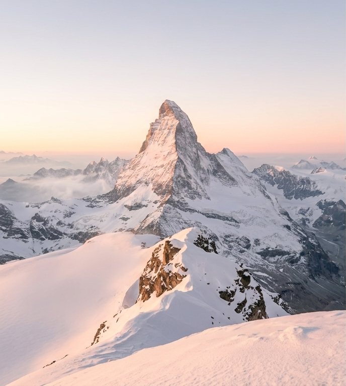 Montaña al amanecer